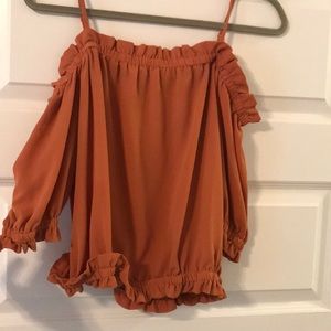 Boutique burnt orange top